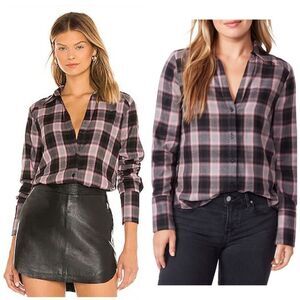 Paige Davlyn plaid shirt size small